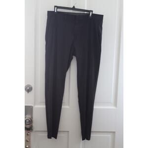 Kenneth Cole Reaction Men's Slim Fit Stretch Dress Pants Size 36 X 32 Black